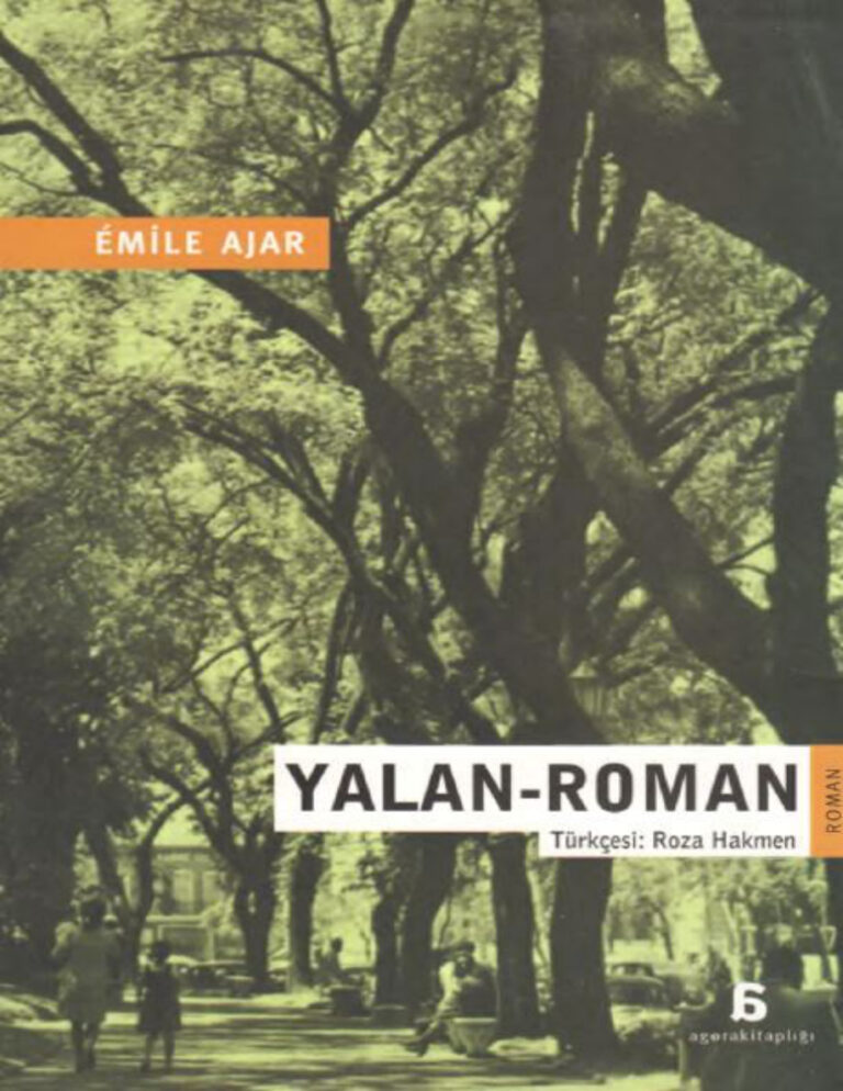 Emile Ajar Yalan Roman Kitap Kapağı