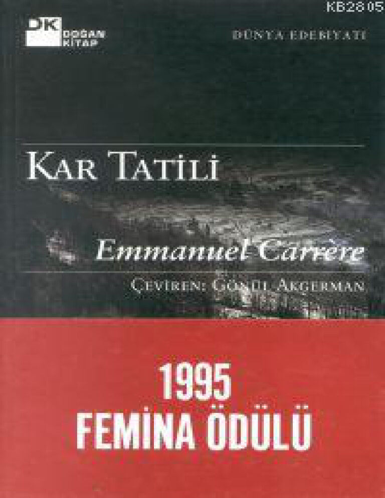 Emmanuel Carrère Kar Tatili Kitap Kapağı