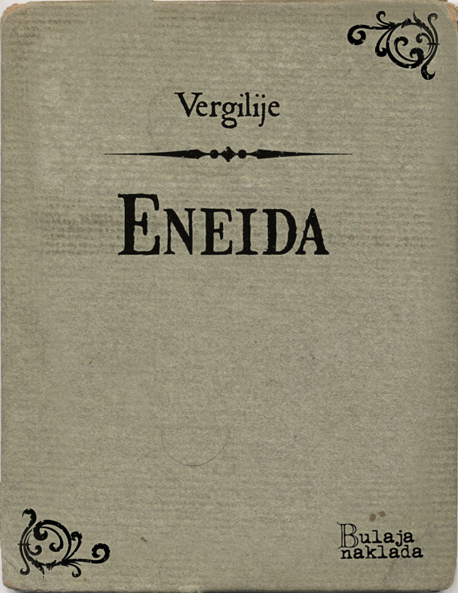 Eneida Croatian Edition Vergilije Kitap Kapağı
