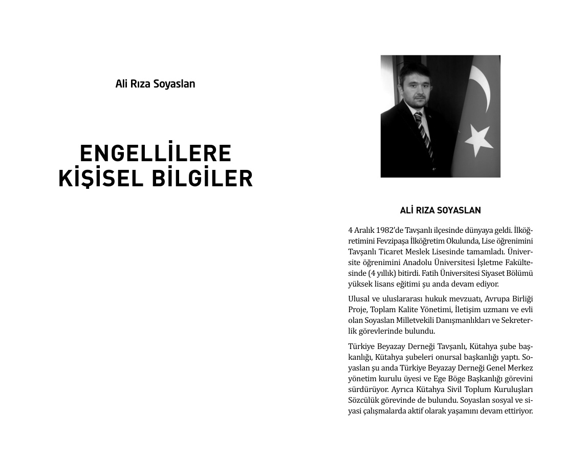 Engellilere Kişisel Bilgiler PDF – Bilinmiyor