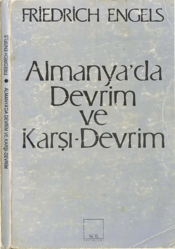 Almanya’da Devrim ve Karşı-Devrim PDF – Engels