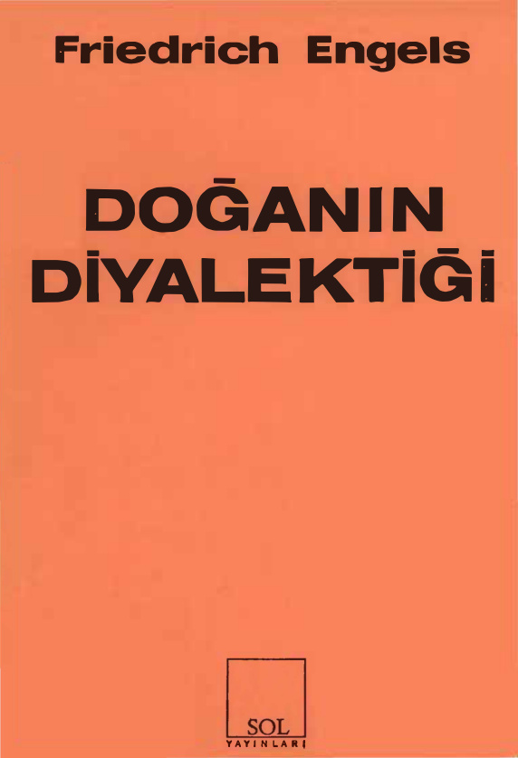 Doğanın Diyalektiği PDF – Engels