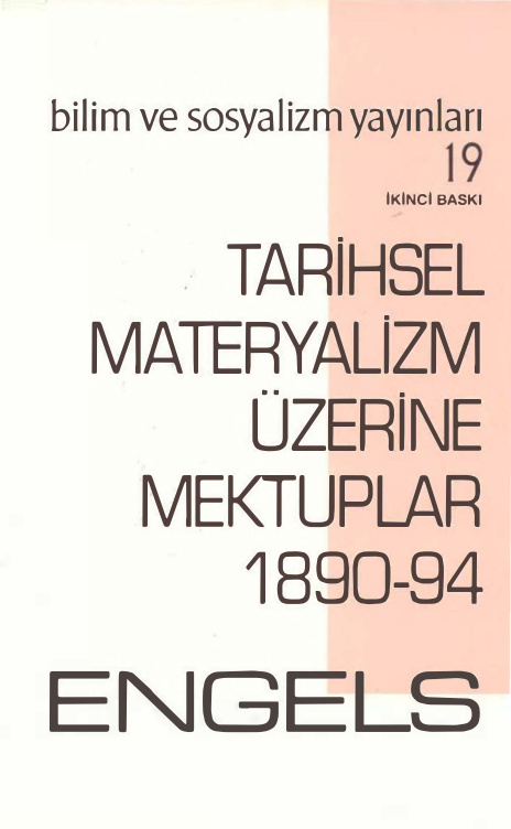Tarihsel Materyalizm Üzerine Mektuplar 1890-94 PDF – Engels