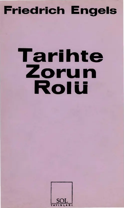Tarihte Zorun Rolü PDF – Engels