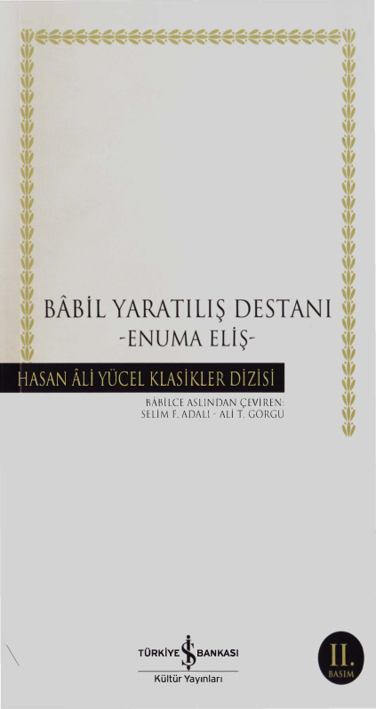 Enuma Eliş Babil Yaratılış Destanı PDF – Bilinmiyor