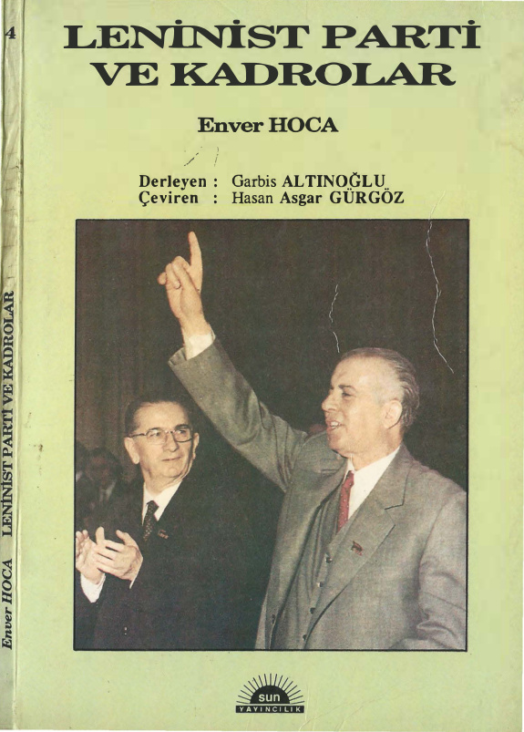 Leninist Parti ve Kadrolar PDF – Enver Hoca