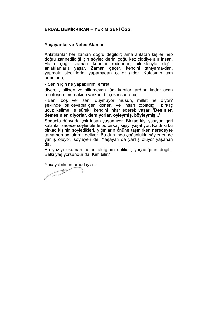 Yerim Seni Öss PDF – Erdal Demirkıran