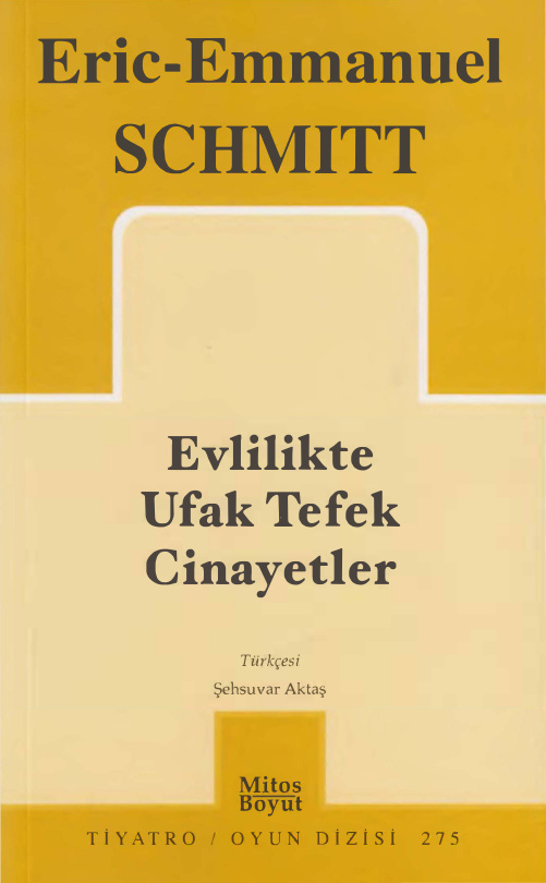 Evlilikte Ufak Tefek Cinayetler PDF – Eric-Emmanuel Schmitt