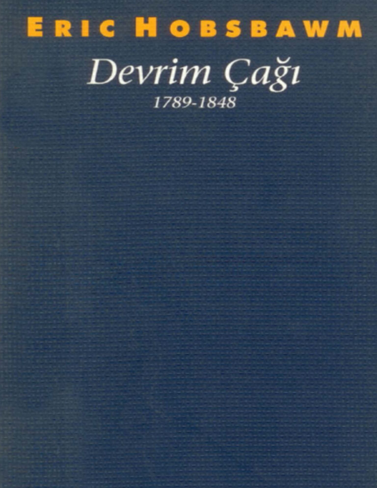Eric Hobsbawm Devrim Çağı 1789 1848 Kitap Kapağı