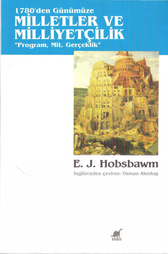 1780’den Günümüze Milletler ve Milliyetçilik PDF – Eric J. Hobsbawm