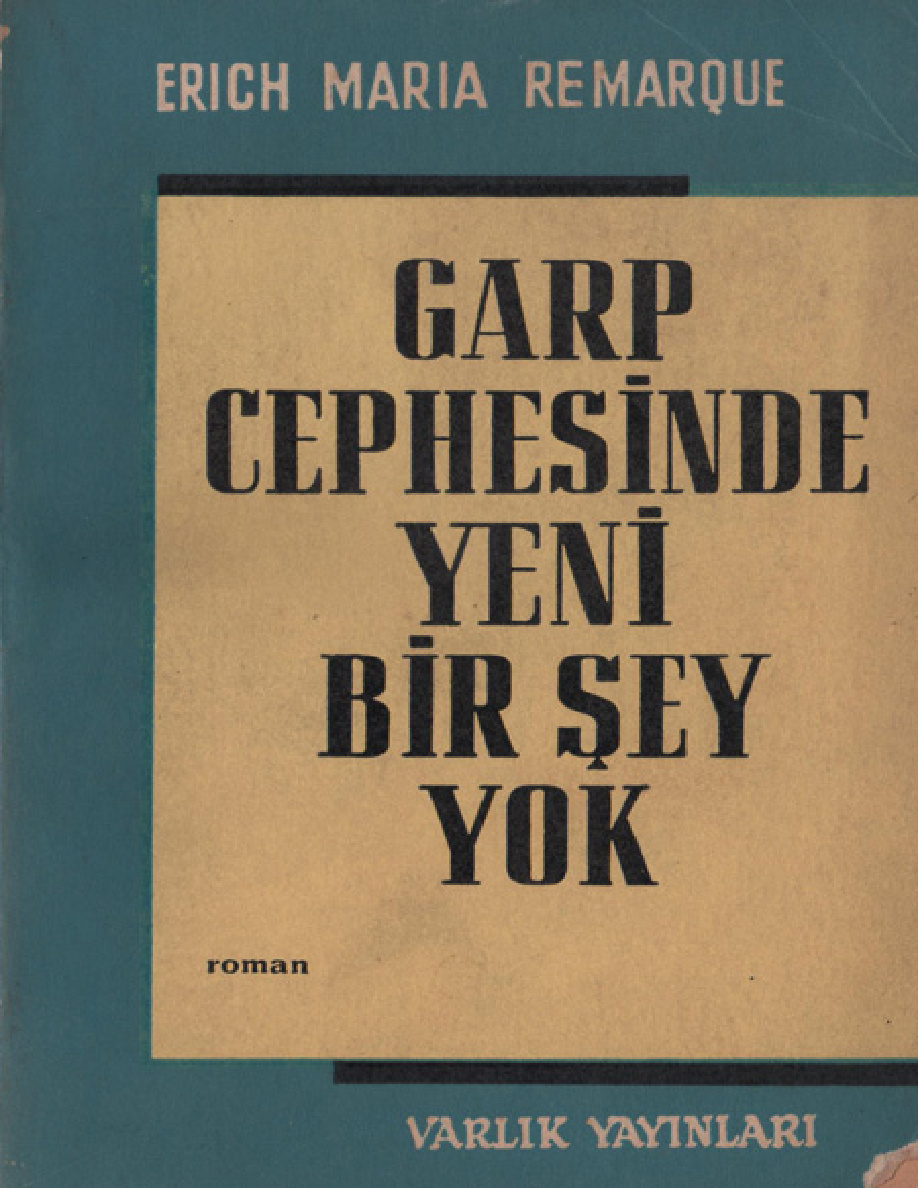 Garp Cephesinde Yeni Bir Şey Yok PDF – Erich Maria Remarque