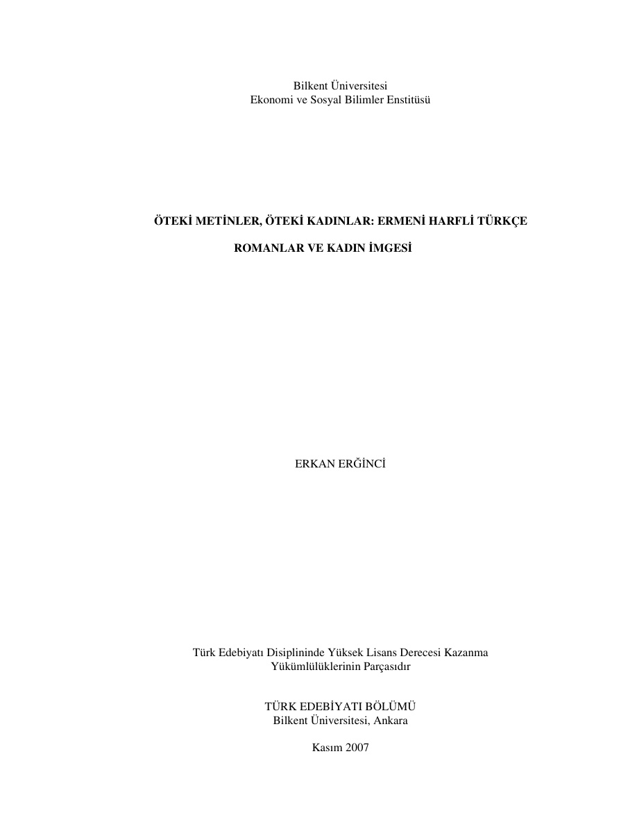 Öteki Metinler, Öteki Kadınlar PDF – Erkan Erginci