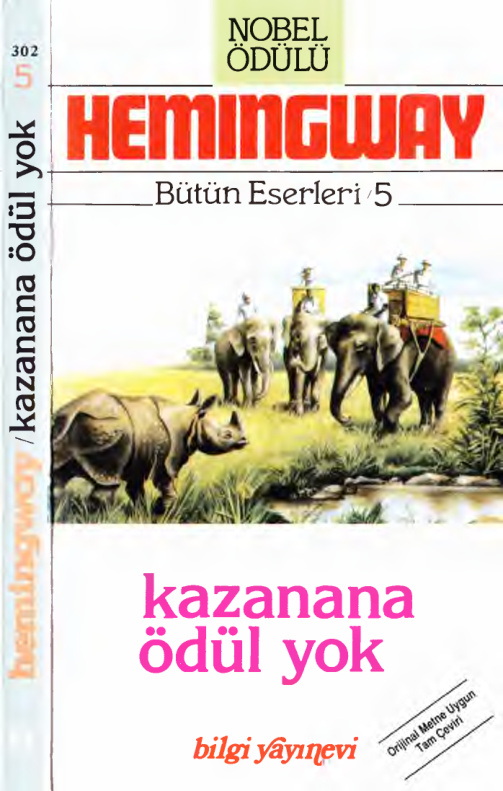 Kazanana Ödül Yok PDF – Ernest Hemingway