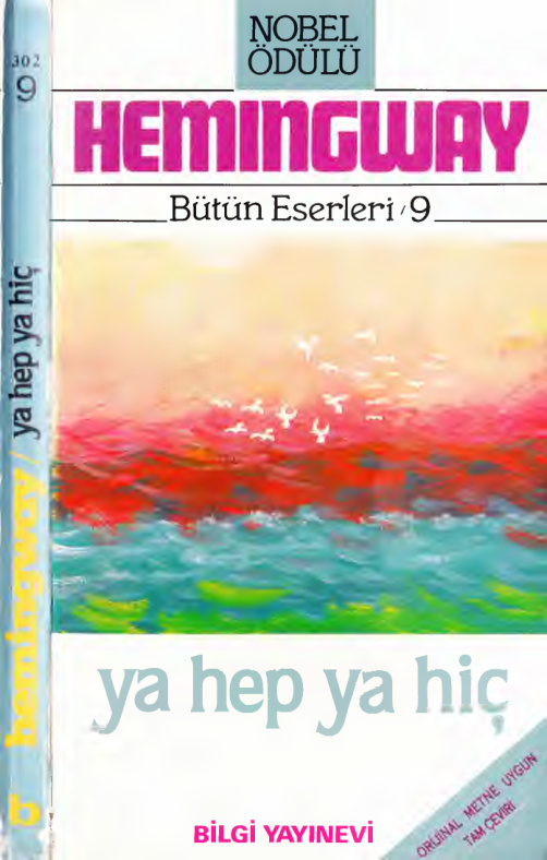 Ya Hep Ya Hiç PDF – Ernest Hemingway