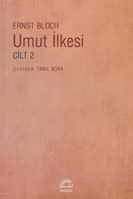 Umut İlkesi Cilt 2 PDF – Ernst Bloch