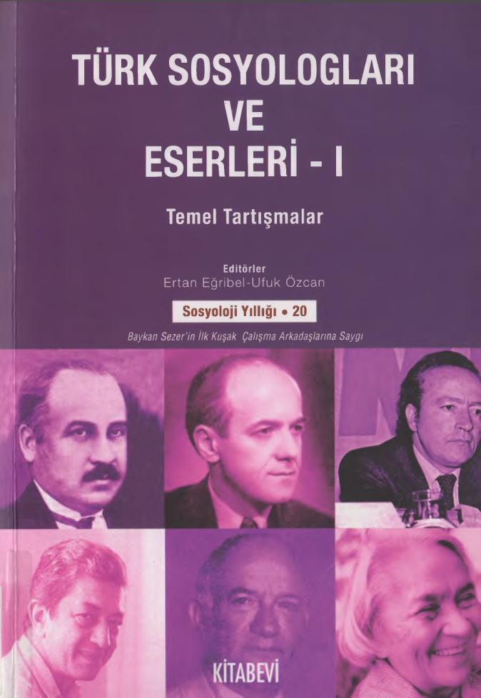 Türk Sosyologları ve Eserleri 1 PDF – Ertan Eğribel-Ufuk Özcan