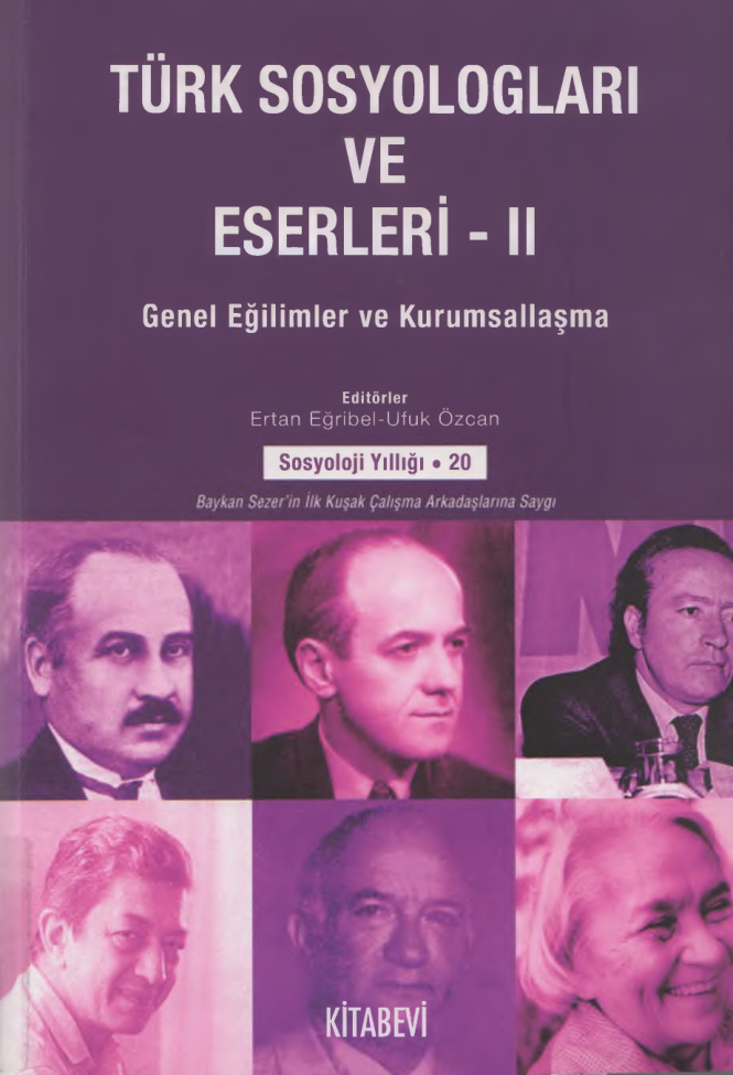 Türk Sosyologları ve Eserleri 2 PDF – Ertan Eğribel-Ufuk Özcan