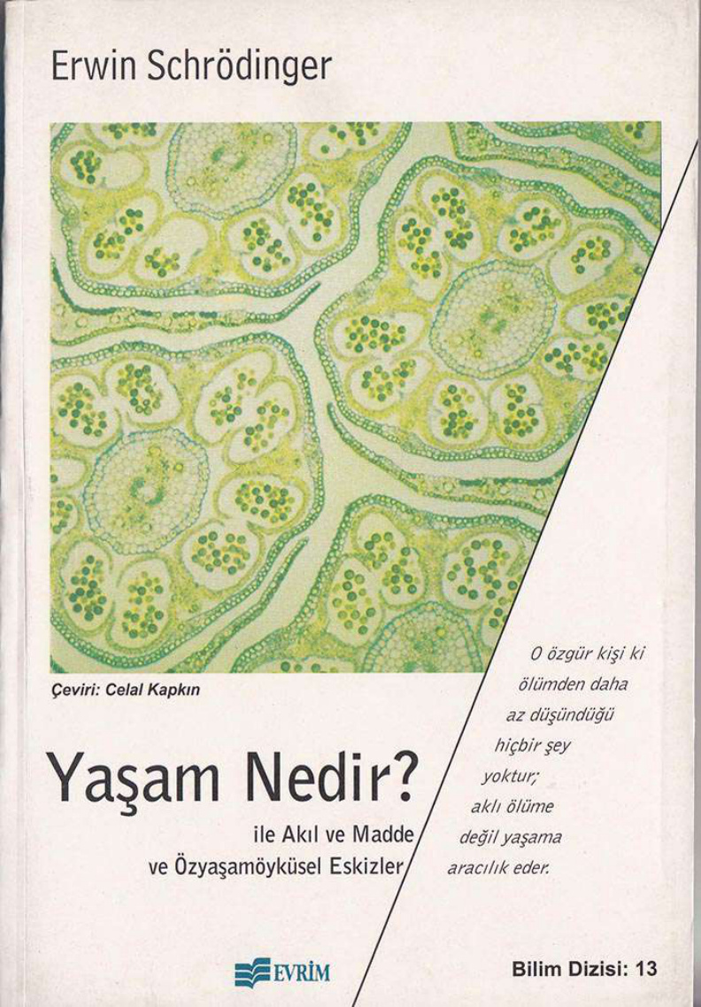 Yaşam Nedir PDF – Erwin Schrödinger