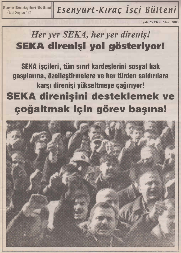 Esenyurt-Kıraç İşçi Bülteni Özel Sayı 186 PDF – Kolektif