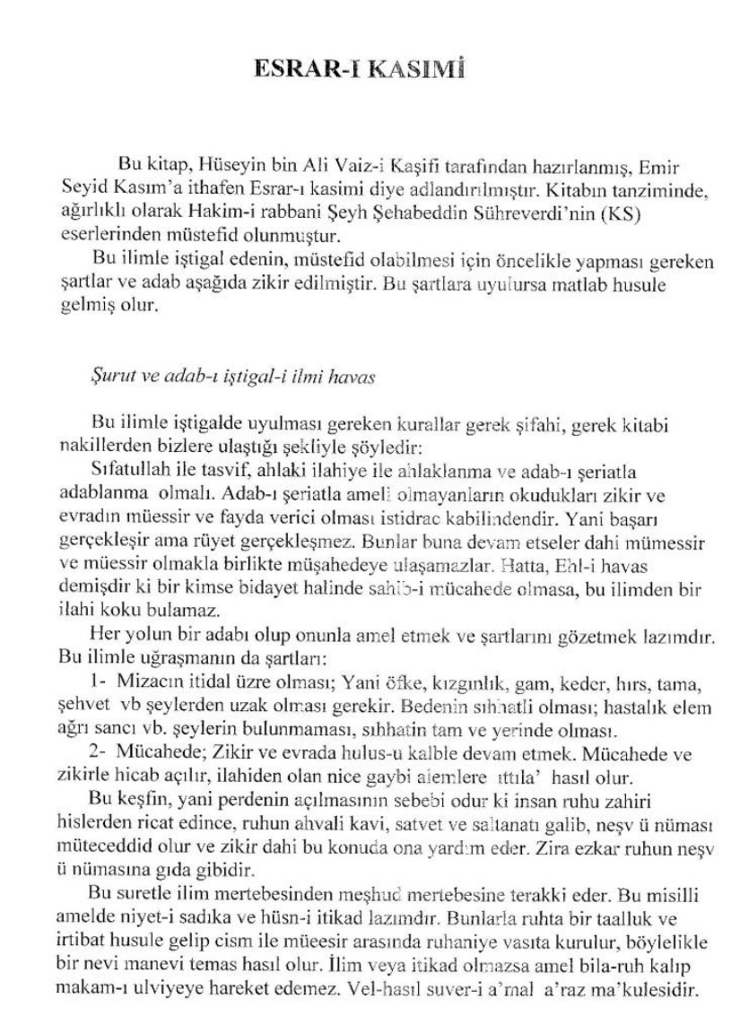 Esrar-ı Kasımi PDF – Kolektif