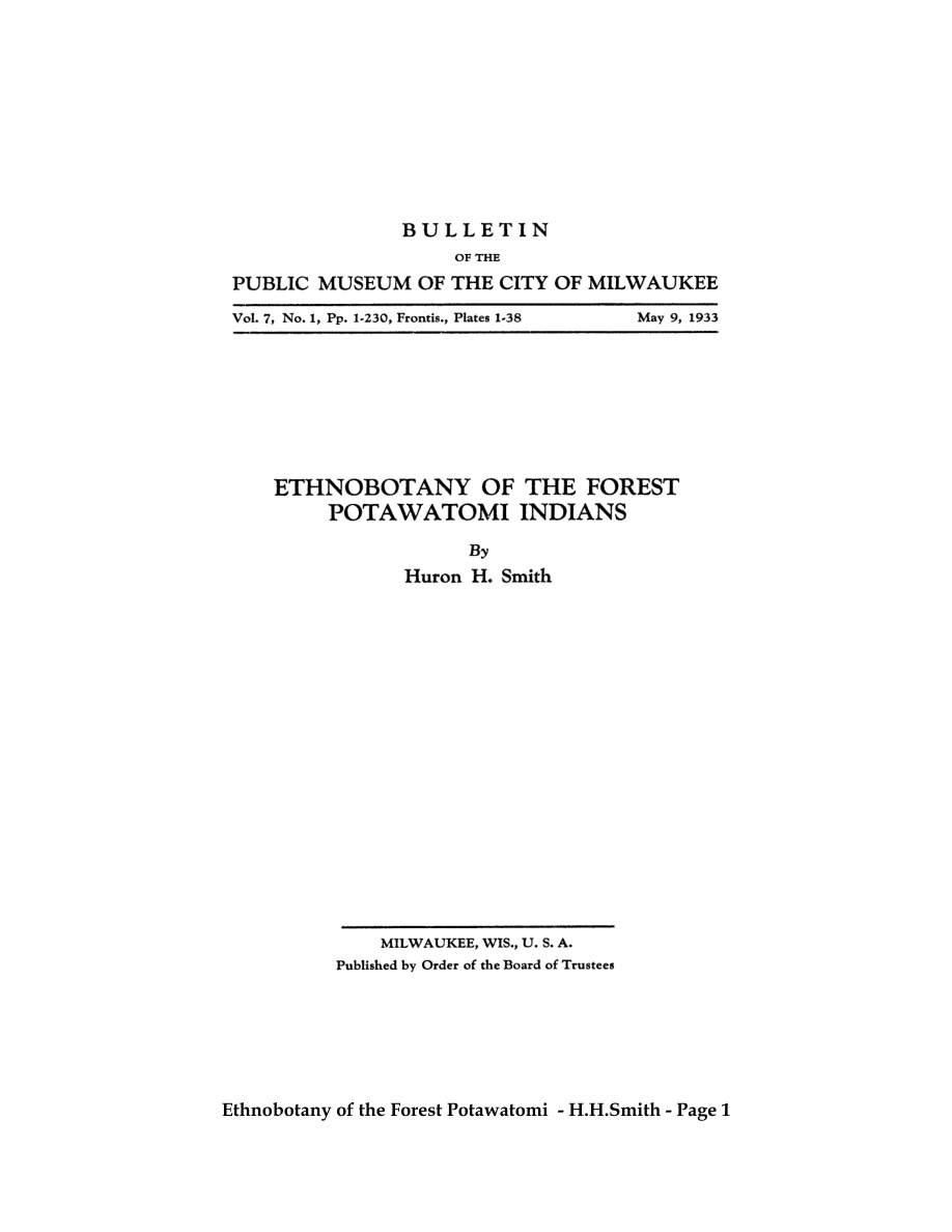 Ethnobotany of the Forest Indians PDF – Unknown