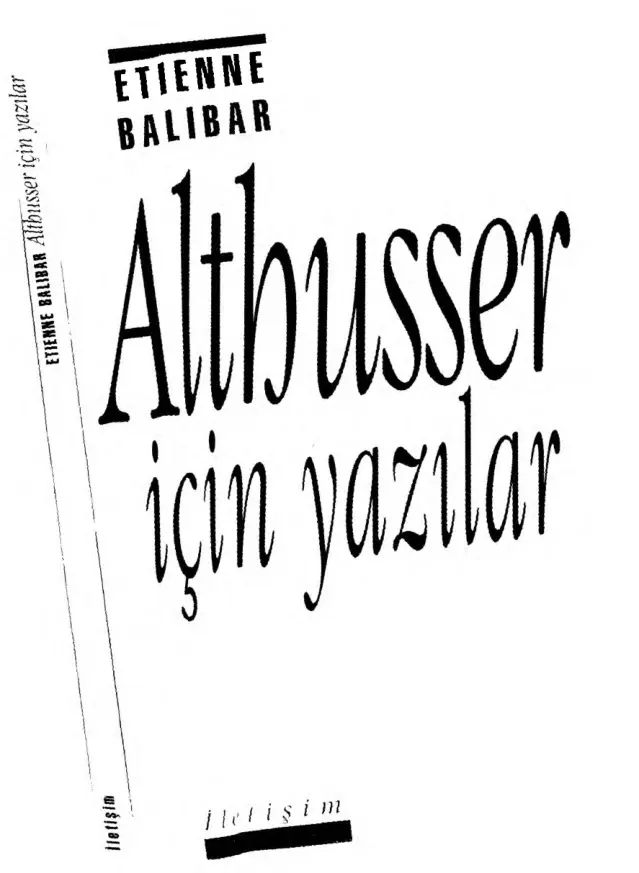 Althusser İçin Yazılar PDF – Etienne Balibar