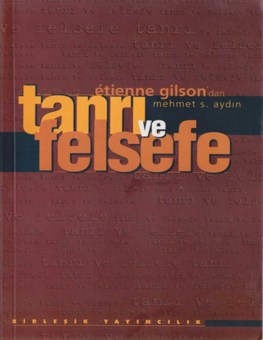 Tanrı ve Felsefe PDF – Etienne Gilson