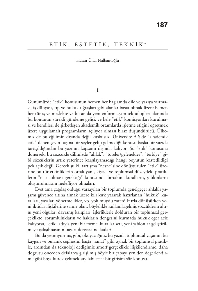 Etik, Estetik, Teknik PDF – Kolektif