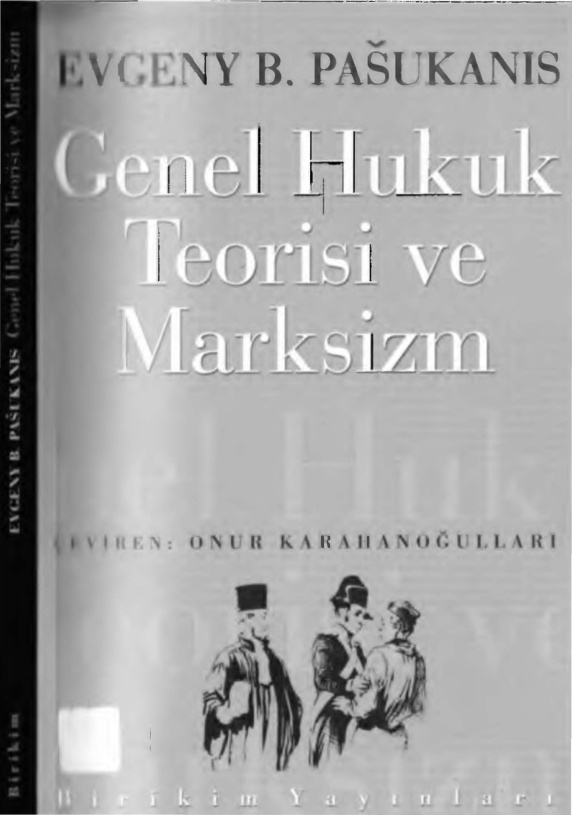 Genel Hukuk Teorisi ve Marksizm PDF – Evgeny B. Pasukanis