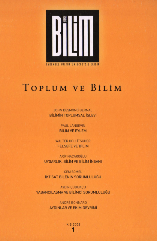 Evrensel Bilim 01 Kış 2002 PDF – Kolektif
