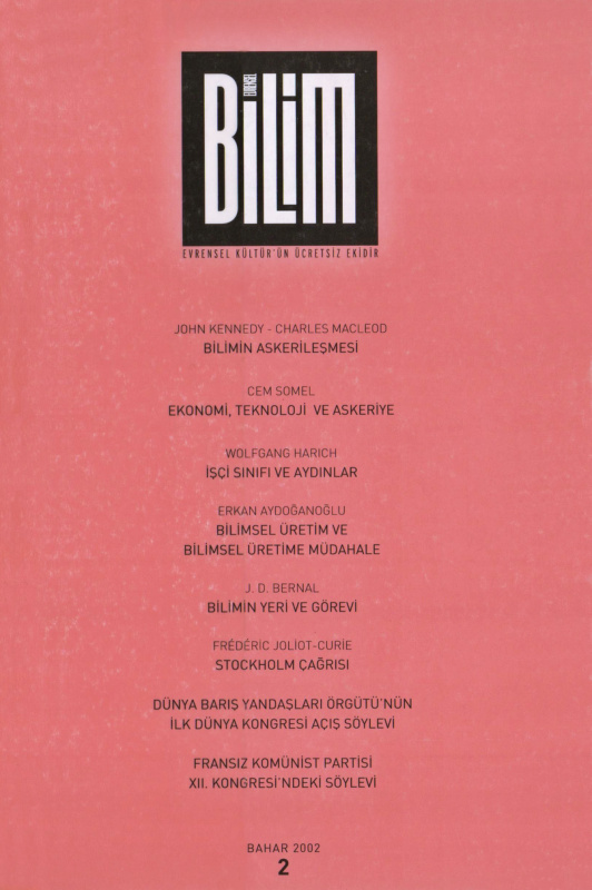Evrensel Bilim 02 Bahar 2002 PDF – Kolektif