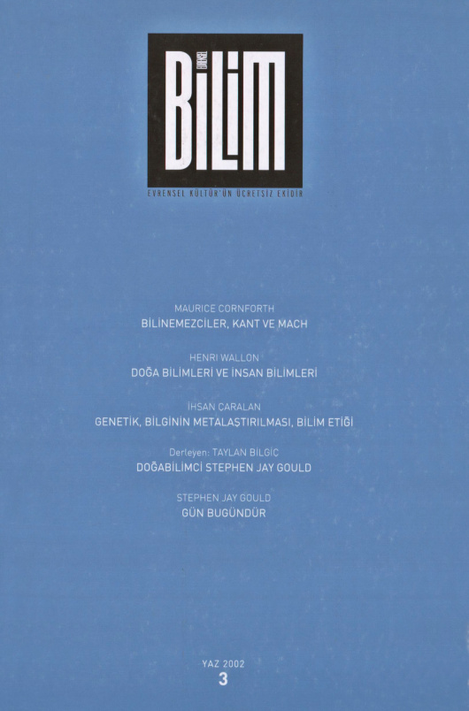 Evrensel Bilim 03 Yaz 2002 PDF – Kolektif