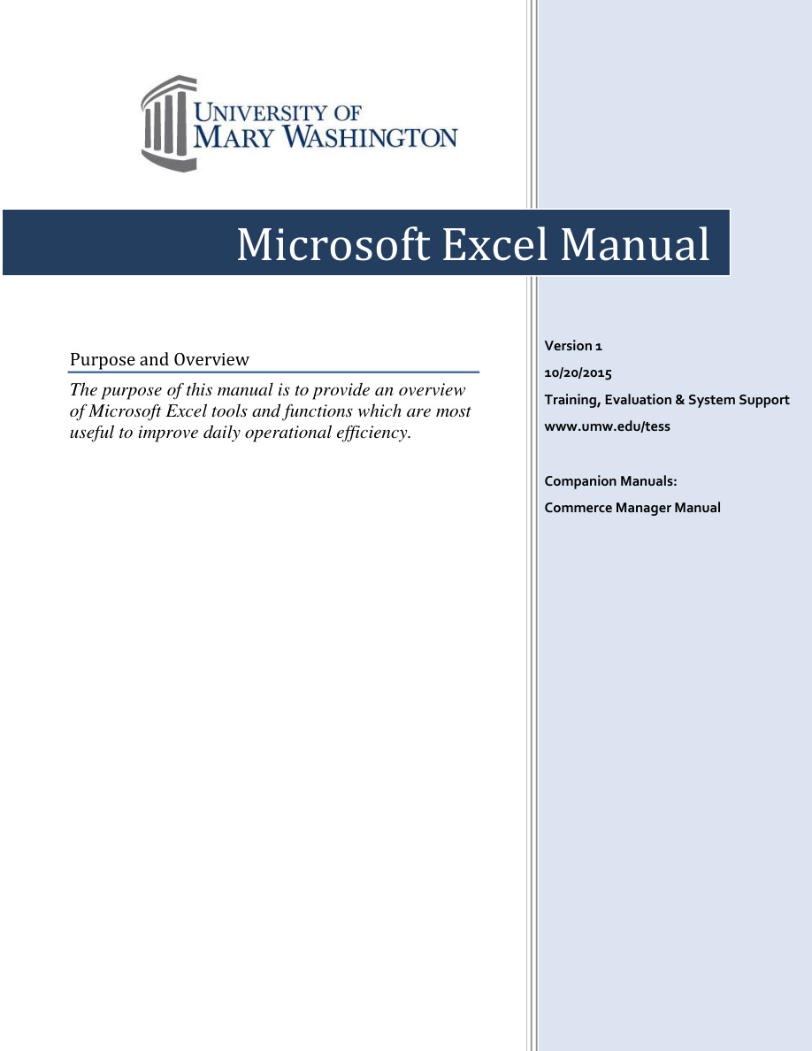 Excel Manual 1 PDF – Unknown