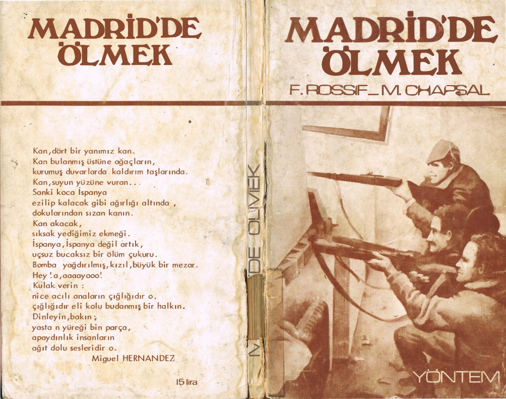 Madrid’de Ölmek PDF – F. Rossif-M. Chapsal