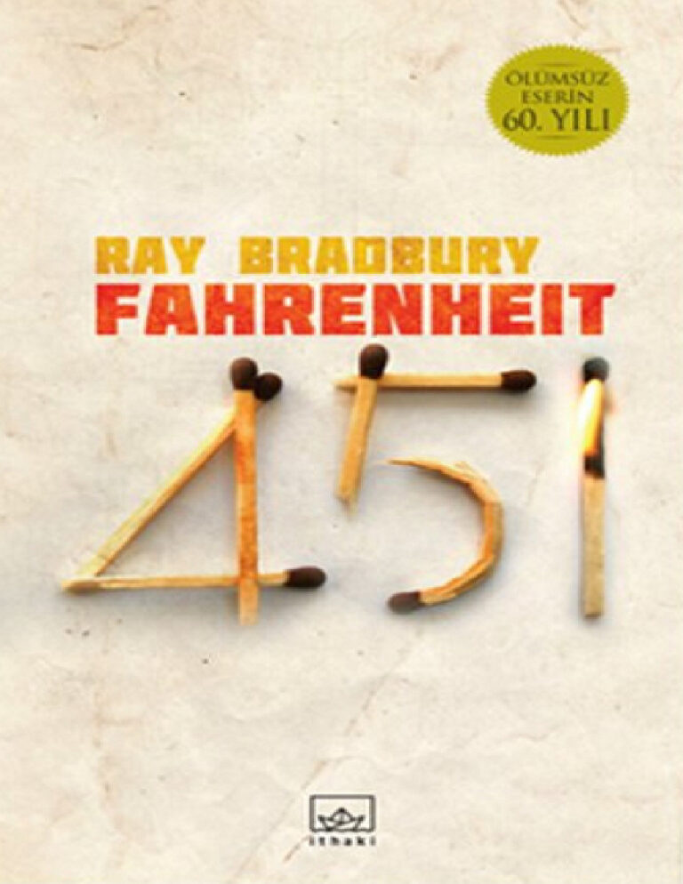 Fahrenheit 451 Ray Bradbury Kitap Kapağı