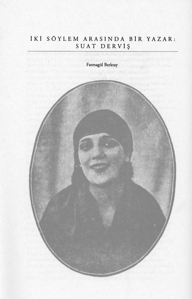 İki Söylem Arasında Bir Yazar; Suat Derviş PDF – Fatmagül Berktay