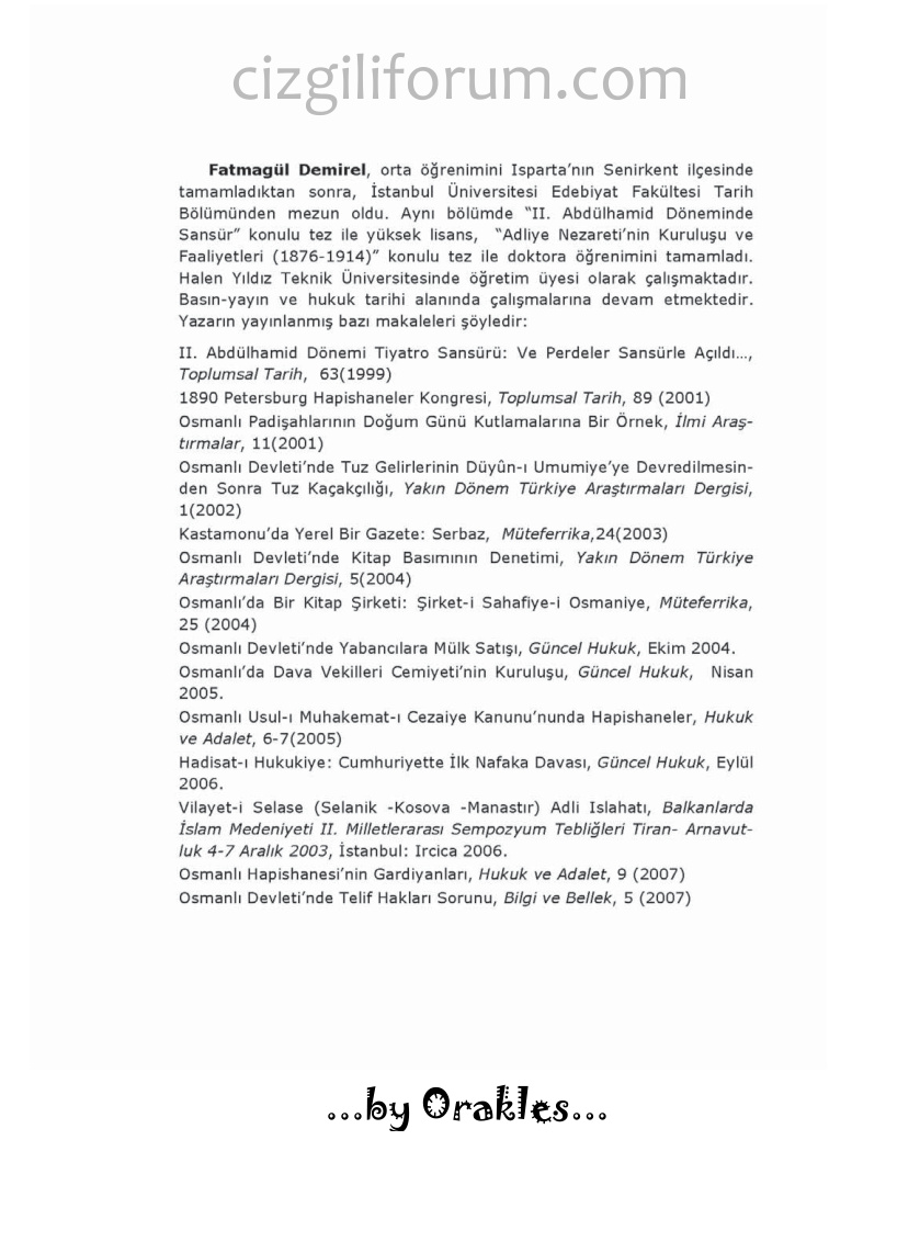 Abdulhamid Doneminde Sansur PDF – Fatmagül Demirel