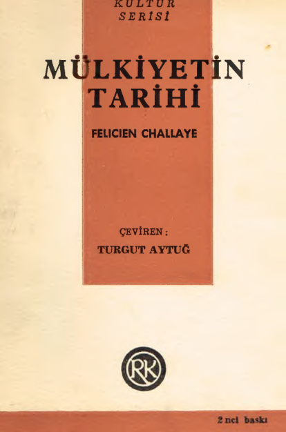 Mülkiyetin Tarihi PDF – Felicien Challaye