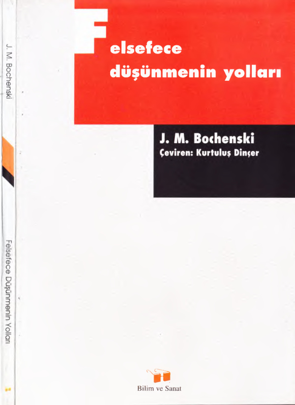 Felsefece Düşünmenin Yolları PDF – J.M.Bochenski
