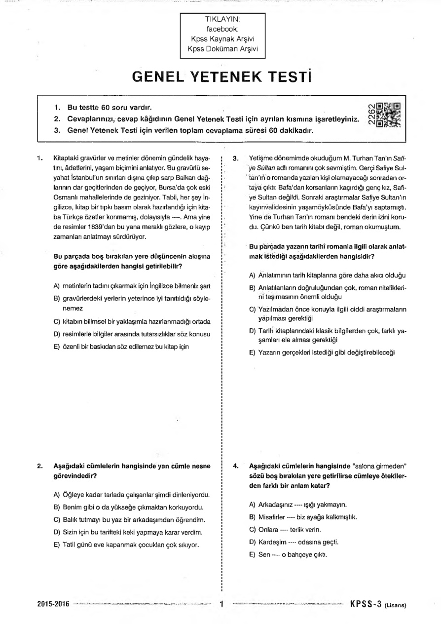 Fem 2016 Tg3 GyGk PDF – FEM Yayınları