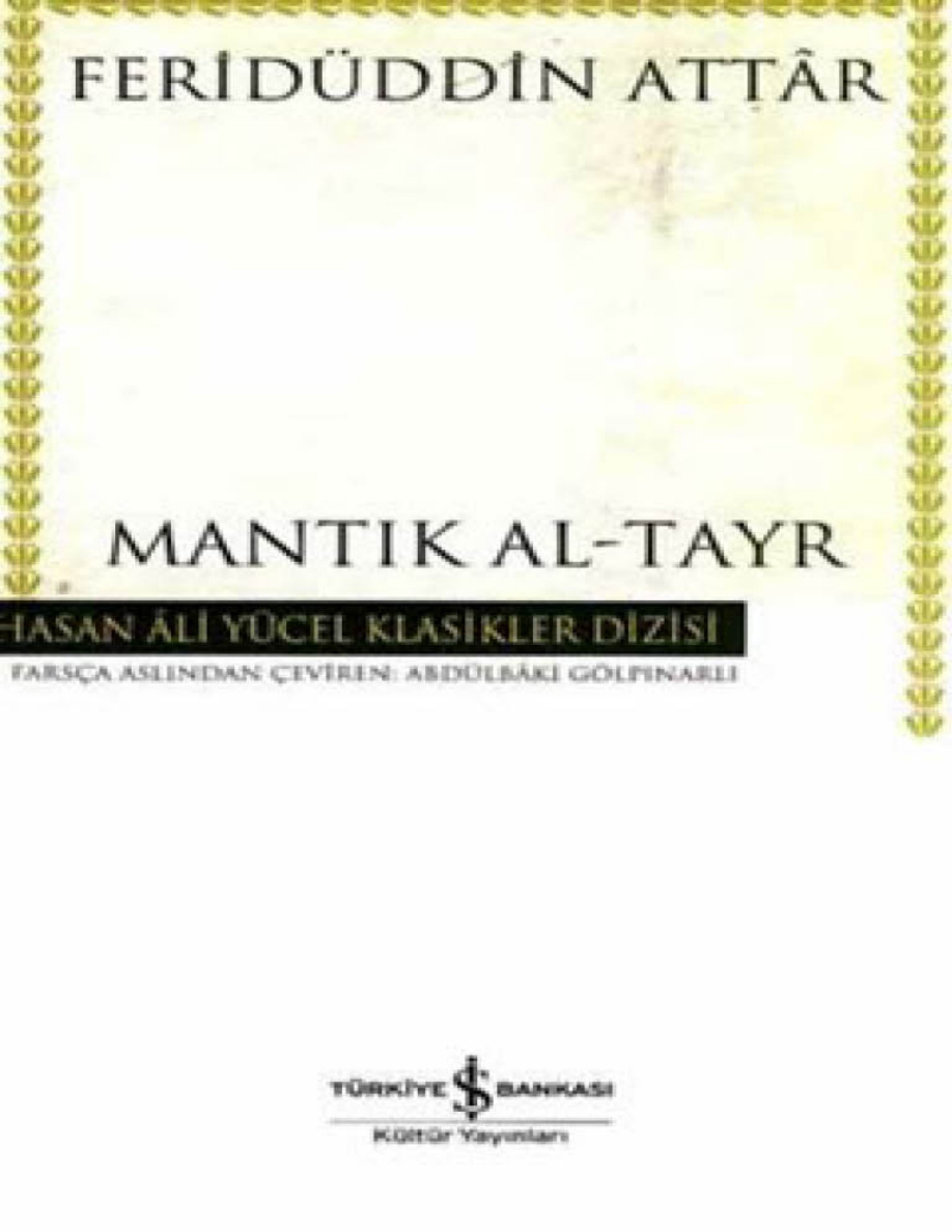 Mantık Al-Tayr PDF – Feridüddin Attar