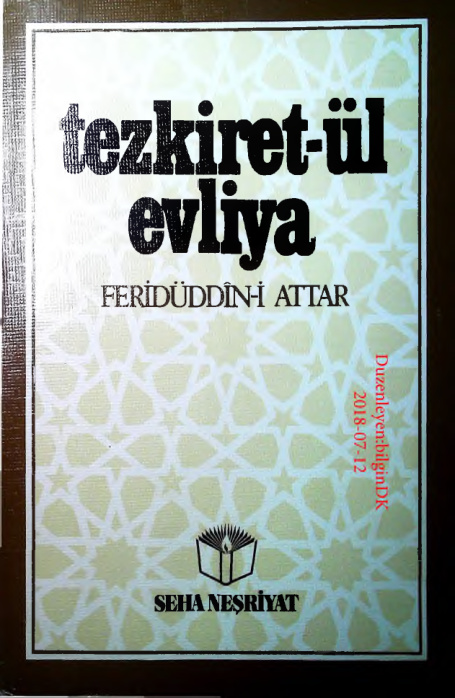Tezkiretul Evliya PDF – Feriduddin Attar