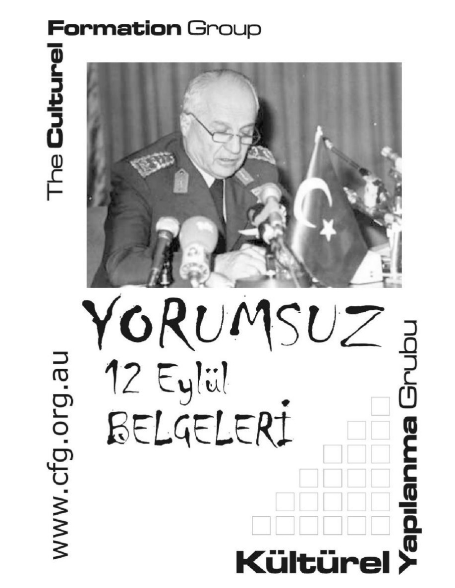 Yorumsuz 12 Eylül Belgeleri PDF – Ferruh Dinçkal