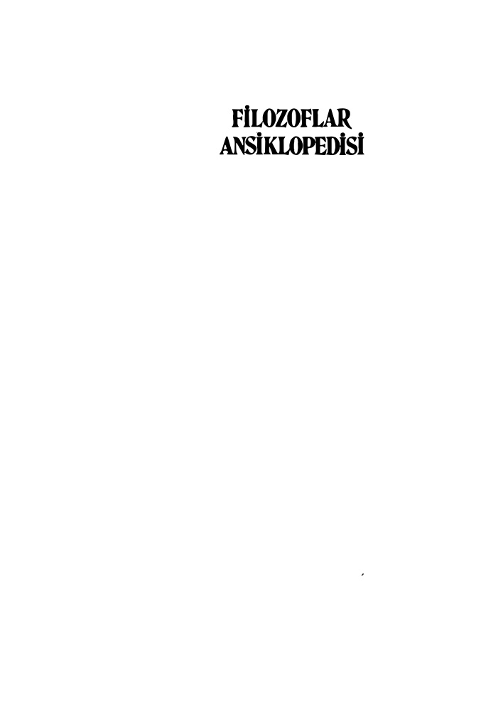 Filozoflar Ansiklopedisi II PDF – Cemil Sena ONGUN
