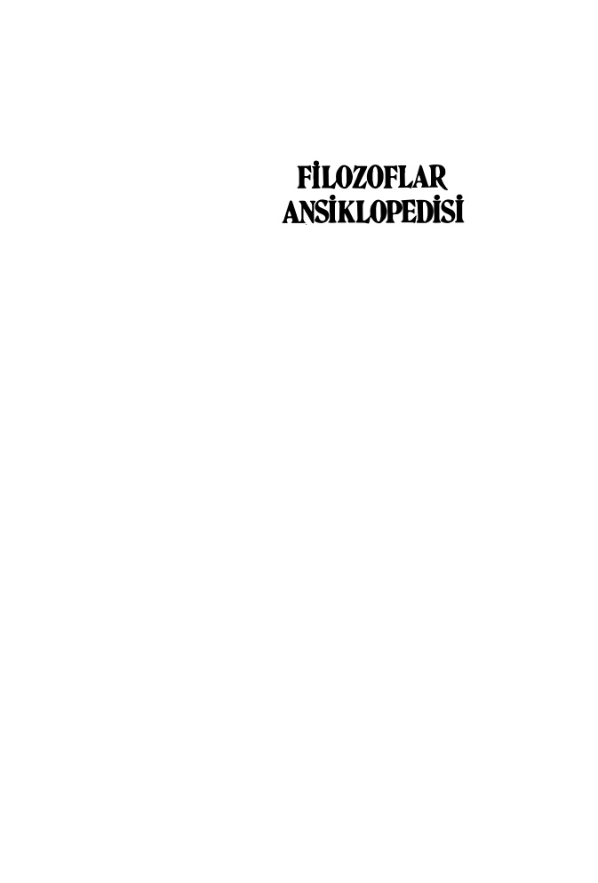 Filozoflar Ansiklopedisi IV PDF – Cemil Sena ONGUN