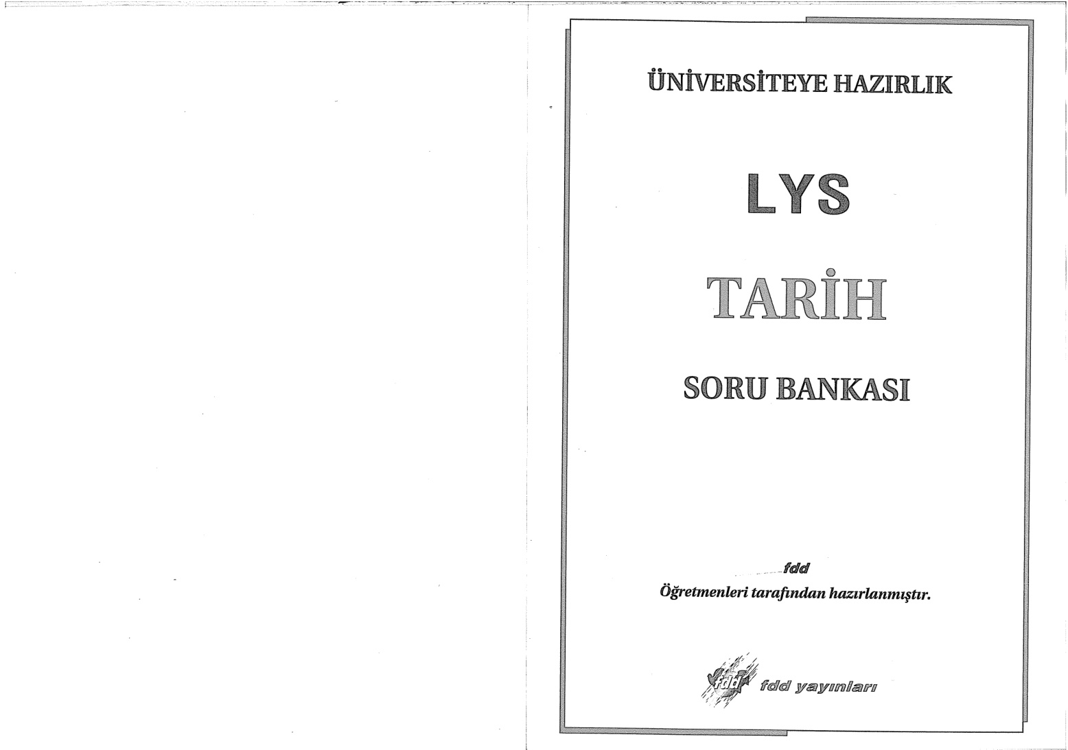 LYS Tarih Soru Bankası PDF – Final Dergisi Dershaneleri