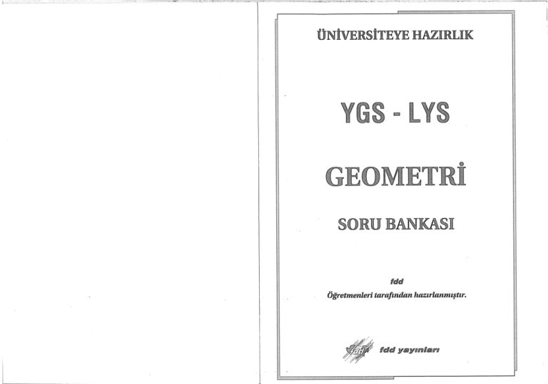 FinalDergisiDershaneleri Ygs lysGeometriSoruBankas Kitap Kapağı