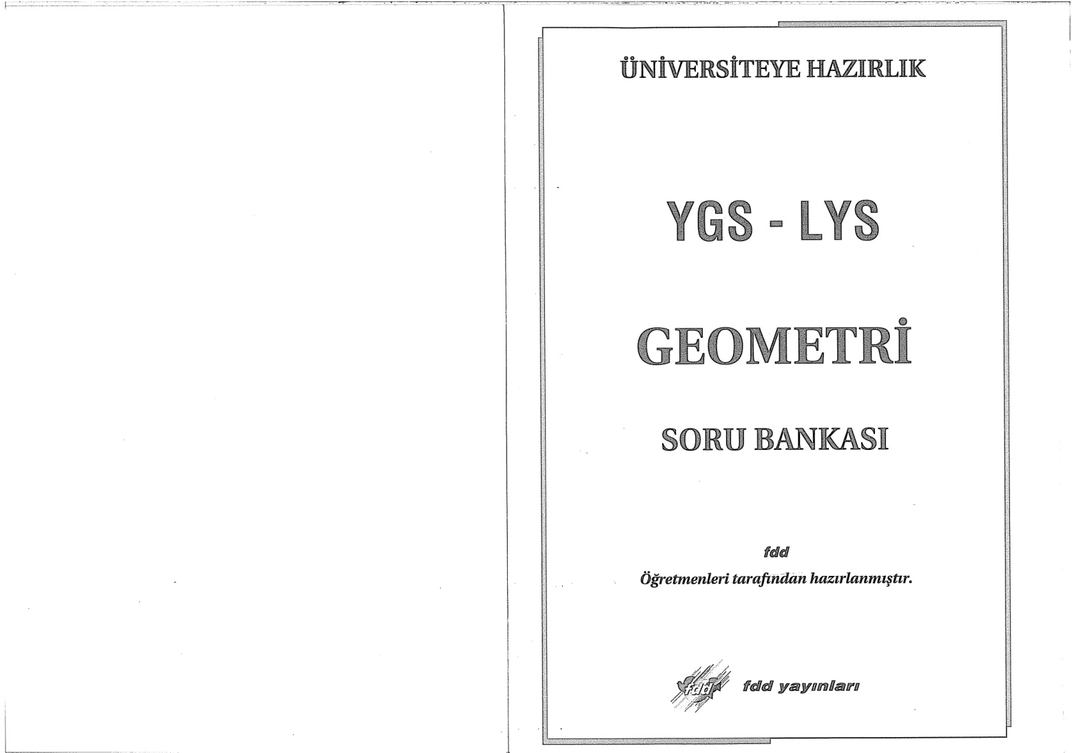 Final Dergisi Dershaneleri YGS-LYS Geometri Soru Bankası PDF – Final Yayınları Komisyon