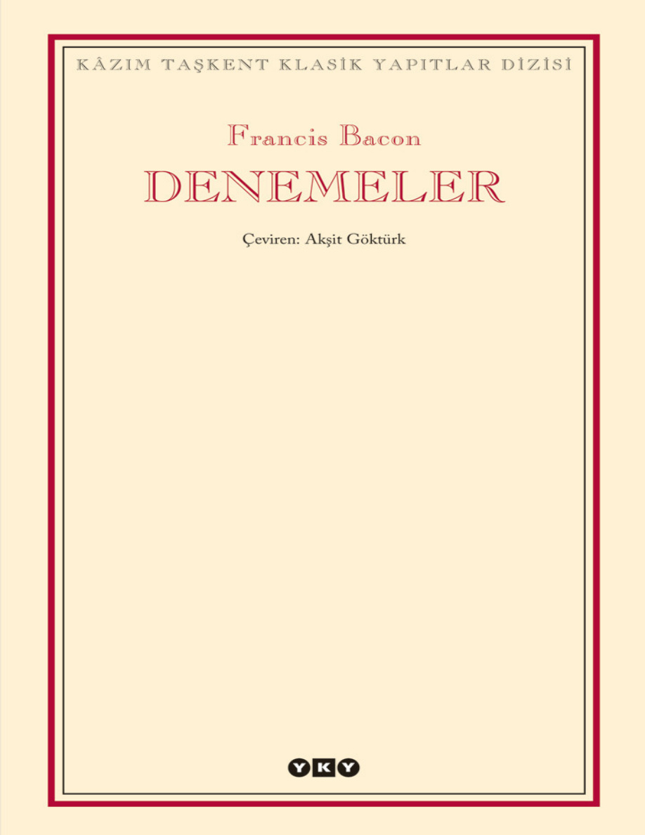 Denemeler PDF – Francis Bacon