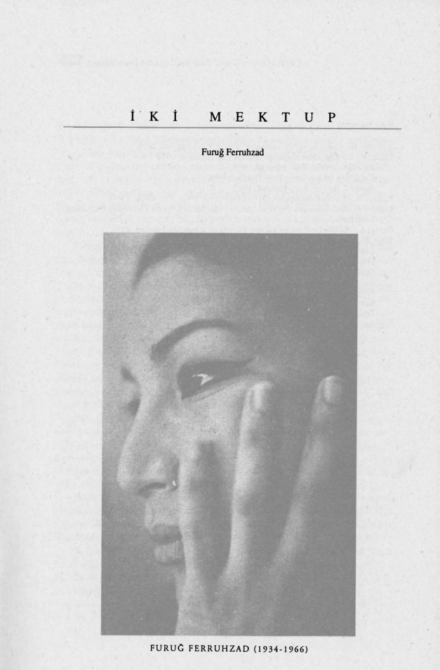 İki Mektup PDF – Füruğ Ferruhzad